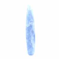 Blauer calcit-massagestab