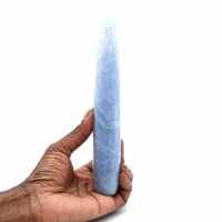 Bâton en calcite bleue