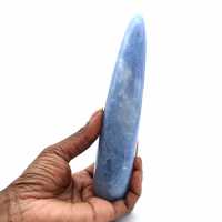 Bâton en calcite bleue