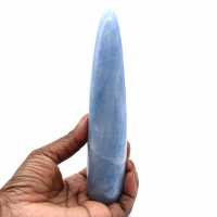 Bastoncino da massaggio in calcite blu