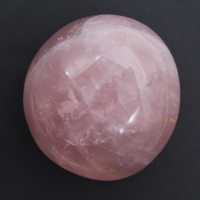 Rose quartz pebble