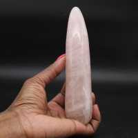 Bâton de massage en quartz rose