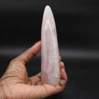 Bâton de massage en quartz rose