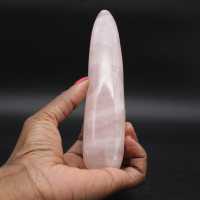 Bâton de massage en quartz rose