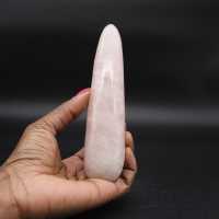 Bâton de massage en quartz rose