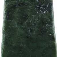 Nephrite jade rock polished