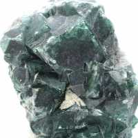 Fluorite verte naturelle cristallisée