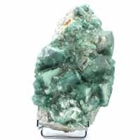 Fluorite verte naturelle brute en cristaux