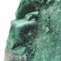 Fluorite verte naturelle brute en cristaux