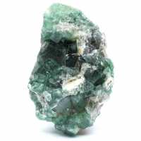 Raw natural green fluorite