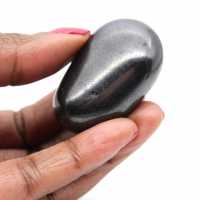 Polished shungite stone