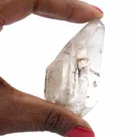 Cristallisation bi-terminé de quartz de Madagascar