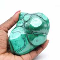 Malachite polished stone