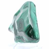 Natural malachite block