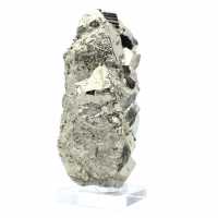 Peruvian pyrite stone on base