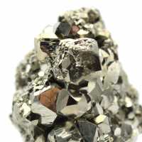 Crystallization of pyrite on base