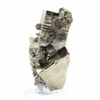 Pierre de pyrite sur socle