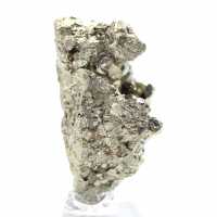 Pyrite crystals on base