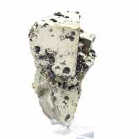 Natural pyrite on base