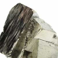 Pyrite naturelle grands cristaux cubiques