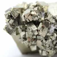 Peru pyrite crystals with quartz