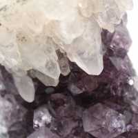 Calcit auf Amethyst