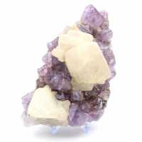 Améthyste druse et calcite