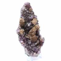 Brasilianischer Amethyst mit Calcit