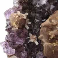 Amethyst from Brazil with Calcite