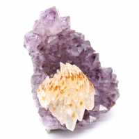 Amethyst Druse and Calcite