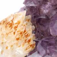 Amethyst Druse and Calcite