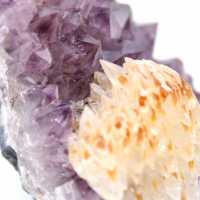 Amethyst Druse and Calcite