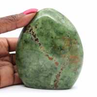 Chrysoprase d'ornement de Madagascar