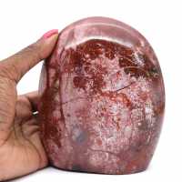 Free form of red jasper