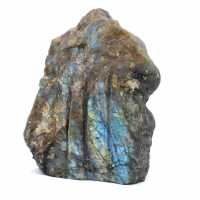 Pierre de labradorite naturelle une face polie