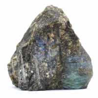 Labradorite ornementale mi-brute naturelle