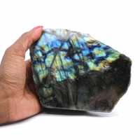 Labradorite mi-brute de collection