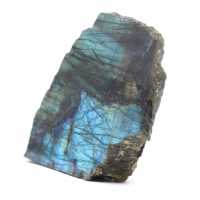 Labradorite une face polie ornementale