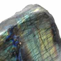 Rock one face polished in Labradorite