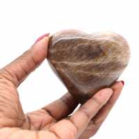 Coeur en microcline noire