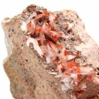 Vanadinite en cristaux