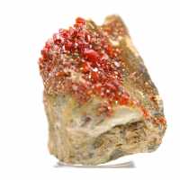 Cristaux de pierre de vanadinite