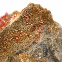Cristaux de pierre de vanadinite