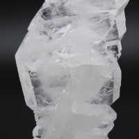 Cristal de quartz faden sur socle