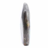 Roccia di pietra di luna nera naturale