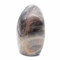 Roccia microclinale nera lucidata