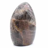 Pietra di luna nera naturale