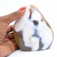 Pierre polie en Agate