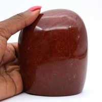 Pietra di diaspro rosso lucidata