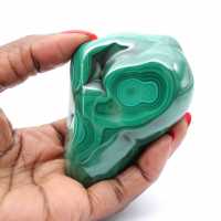 Pierre d'ornement en malachite